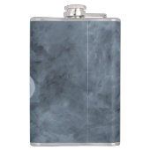 Flasques Denim Butterfleur | Papillon bleu Fleur de Lis (Dos)