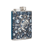 Flasques Denim & Diamonds Glam Bling Rose Bijoux (Droite)