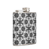 Flasques Dentelle antique - noir et blanc (Droite)
