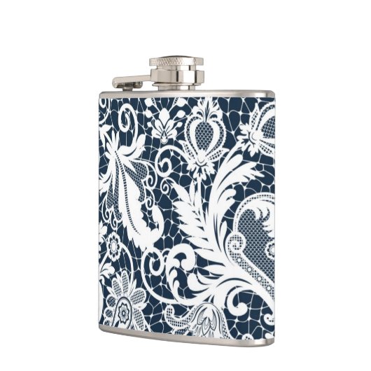 Flasques Dentelle blanche 2 (Gauche)