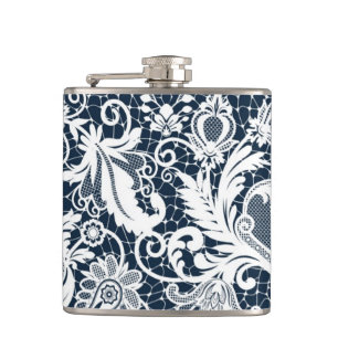 Flasques Dentelle blanche 2