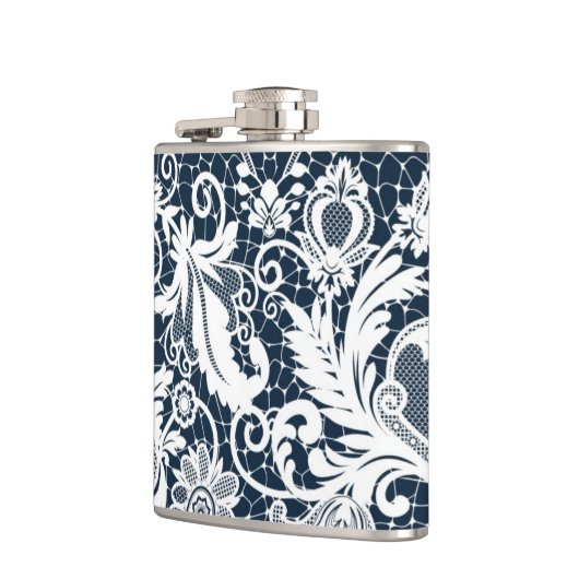 Flasques Dentelle blanche 2 (Gauche)