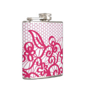 Flasques Dentelle rouge (Droite)