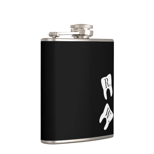 Flasques Dents parafées par coutume d'art dentaire (Droite)