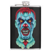 Flasques Déplaisant Killer Clown Zombie Horror Art (Devant)