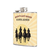 Flasques Dernier Rodéo du Marié Soirée de Bachelor Party du (Gauche)