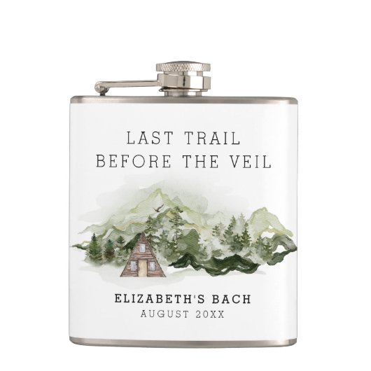 Flasques Dernier sentier avant le week-end de célibataire d (Devant)