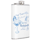 Flasques Dernier Toast Tiré À La Main Sur La Bachelorette C (Droite)