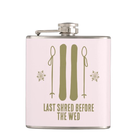 Flasques Dernière virée de ski avant le mariage  (Devant)