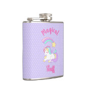 Flasques Des Choses Magiques. Unicorne dormant et étoile de (Droite)