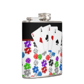 Flasques Dés Jetons de Poker et As (Droite)
