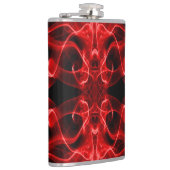Flasques Des panaches de fumée rouge sur le noir (Droite)