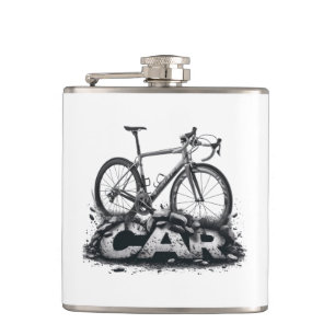 Flasques Des Vélos Sur Des Voitures