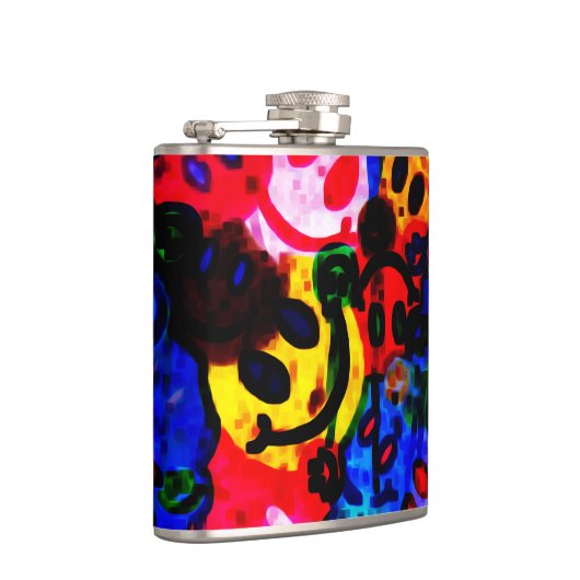 Flasques Des visages heureux (Droite)