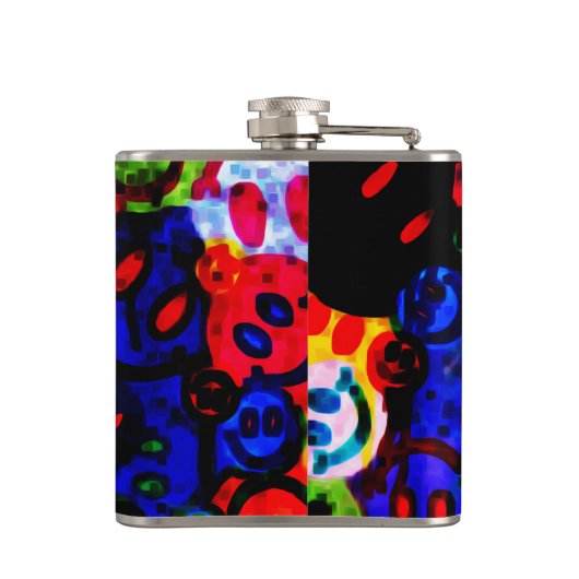 Flasques Des visages heureux (Dos)