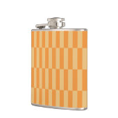 Flasques Design à rayures mandarine et wheatberry (Gauche)