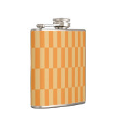 Flasques Design à rayures mandarine et wheatberry (Droite)