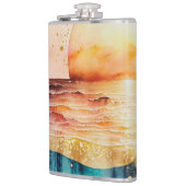 Flasques Design de la gamme Watercolor Beach 3 (Gauche)