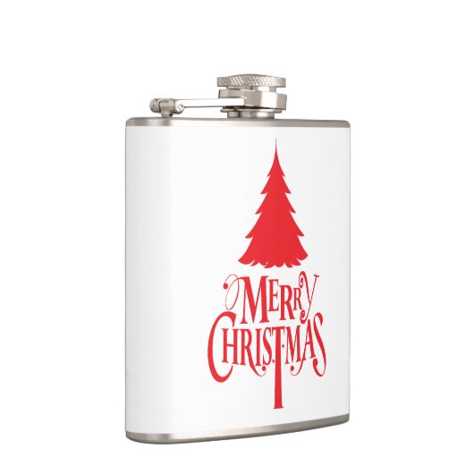 Flasques Design de Noël avec arbre rouge (Droite)