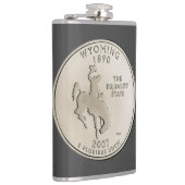 Flasques Design de quartier d'état du Wyoming (Droite)