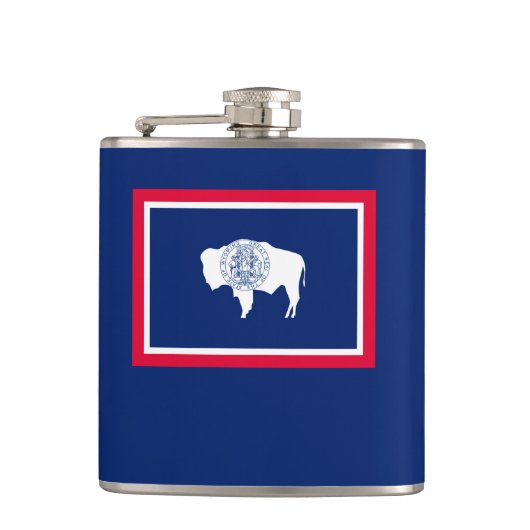 Flasques Design du drapeau d'état du Wyoming (Devant)