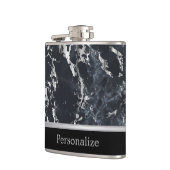 Flasques Design élégant en marbre noir en pierre (Gauche)