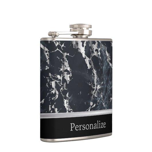 Flasques Design élégant en marbre noir en pierre (Droite)