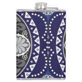 Flasques Design floral détaillé de l'Écharpe Paisley (Dos)