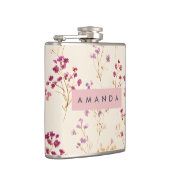 Flasques Design floral Pastel élégant personnalisé (Droite)