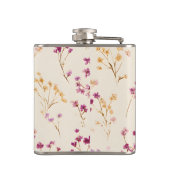 Flasques Design floral Pastel élégant personnalisé (Dos)