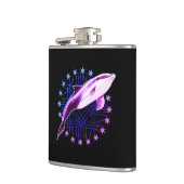 Flasques Design graphique dauphin (Gauche)