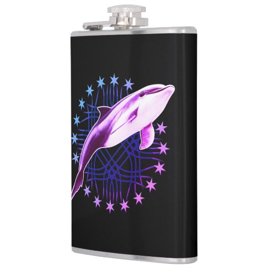 Flasques Design graphique dauphin (Gauche)