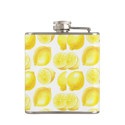 Flasques Design motif citron (Dos)