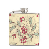 Flasques Design motif Holly berry (Devant)