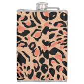 Flasques Design Motif Leopard vintage (Dos)