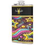 Flasques Design Starry Swirl coloré (Gauche)