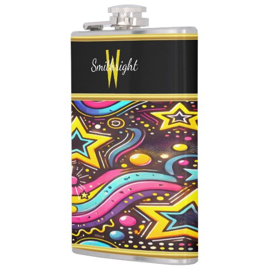 Flasques Design Starry Swirl coloré (Gauche)