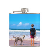 Flasques Design Your Own Pet Photo Flask (Devant)