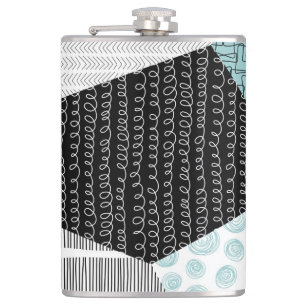 Flasques Dessin Abstrait à main levée : Arrière - plan arti