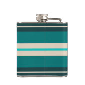 Flasques dessin aztèque de couleur turquoise (Dos)