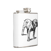 Flasques dessin de bulldog (Droite)