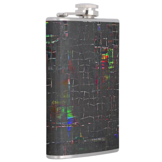 Flasques Dessin de couleur rustique dans l'obscurité noctur (Droite)