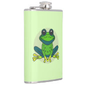Flasques Dessin de grenouille verte (Droite)