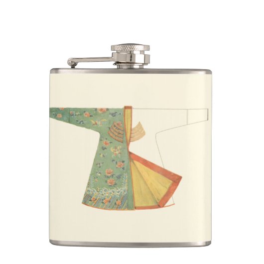 Flasques Dessin de Kimono semi-fini (Devant)