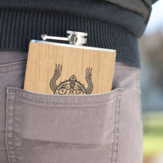 Flasques Dessin de tortue (En situation)