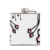 Flasques Dessin foncé de clown (Dos)