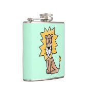 Flasques dessin mignon lion enfants retro safari jungle ani (Droite)