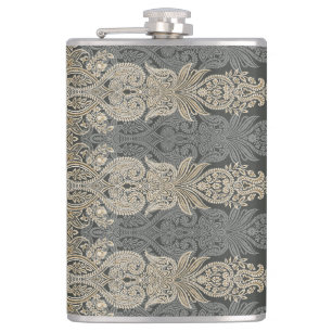 Flasques dessin traditionnel ornemental Paisley