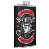Flasques Détroit Biker Chopper Gorilla (Droite)