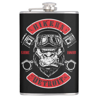 Flasques Détroit Biker Chopper Gorilla
